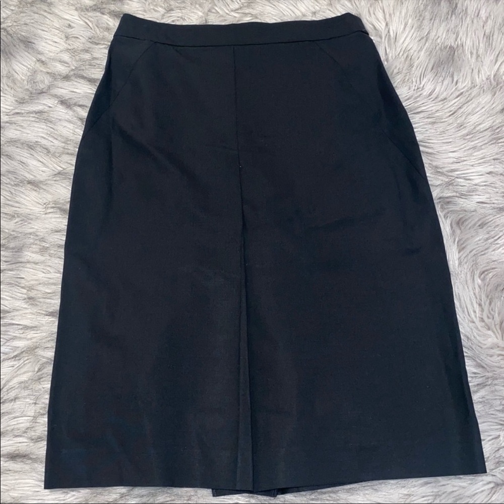 Black theory suit skirt